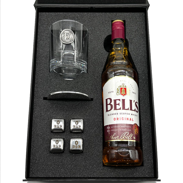 english factory Luxury Whisky Gift Set Includes Bottle Personalised 11oz Whisky Tumbler Pewter Coaster & Set Of Whisky Stones