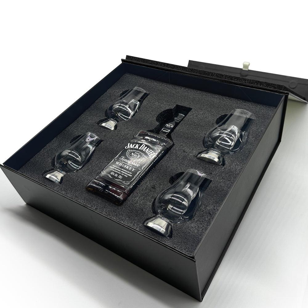 English Factory Luxury Whisky Gift Set With Bottle And Glencairn Glasses