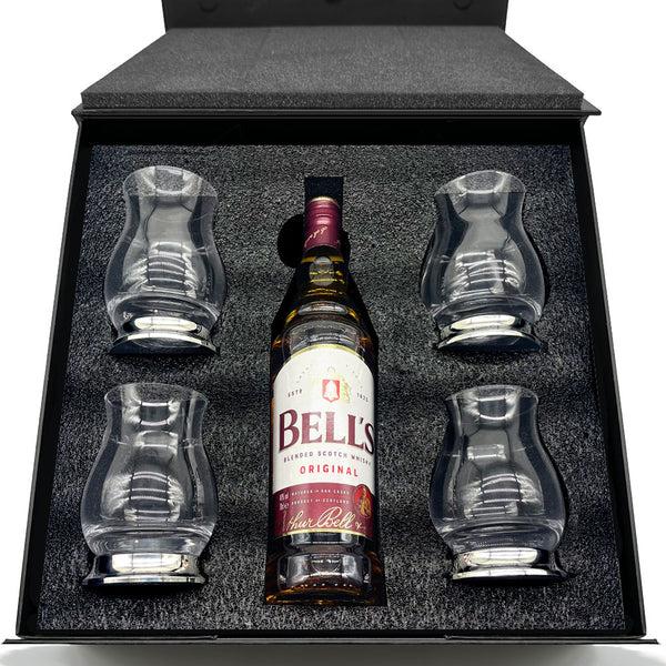 english factory Luxury Whisky Gift Set with Bottle and Glencairn Mixer Glasses