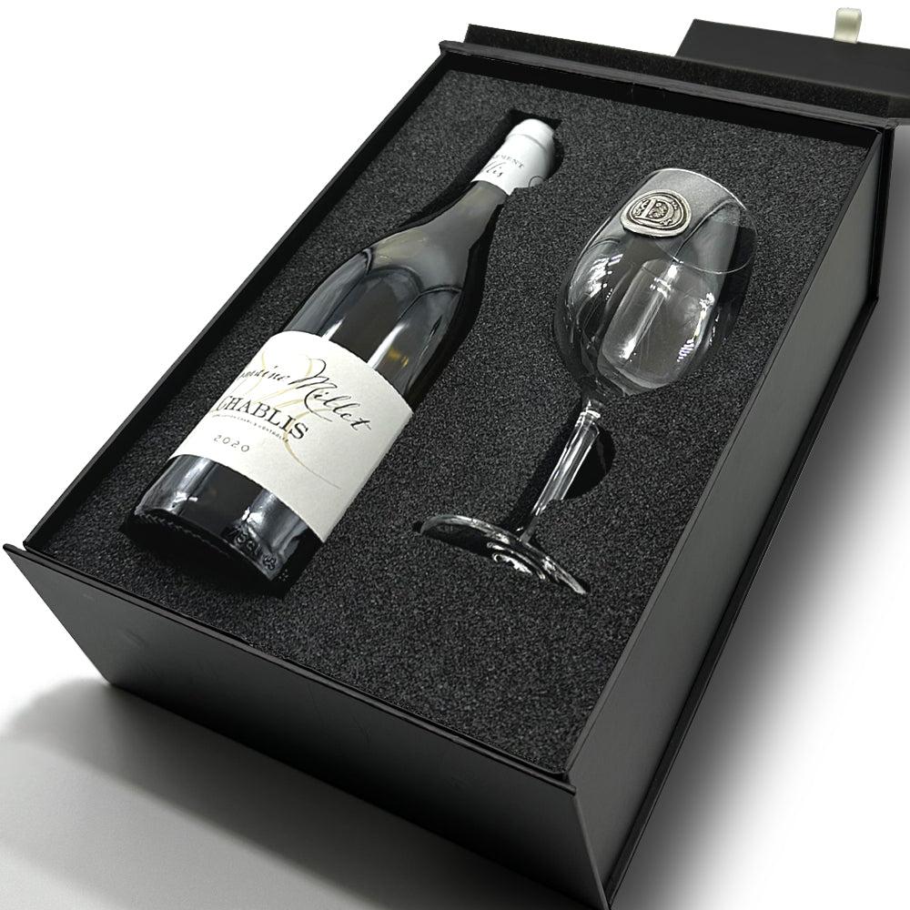English Factory Luxury Wine Gift Set Includes Bottle & Personalised Wine Glass