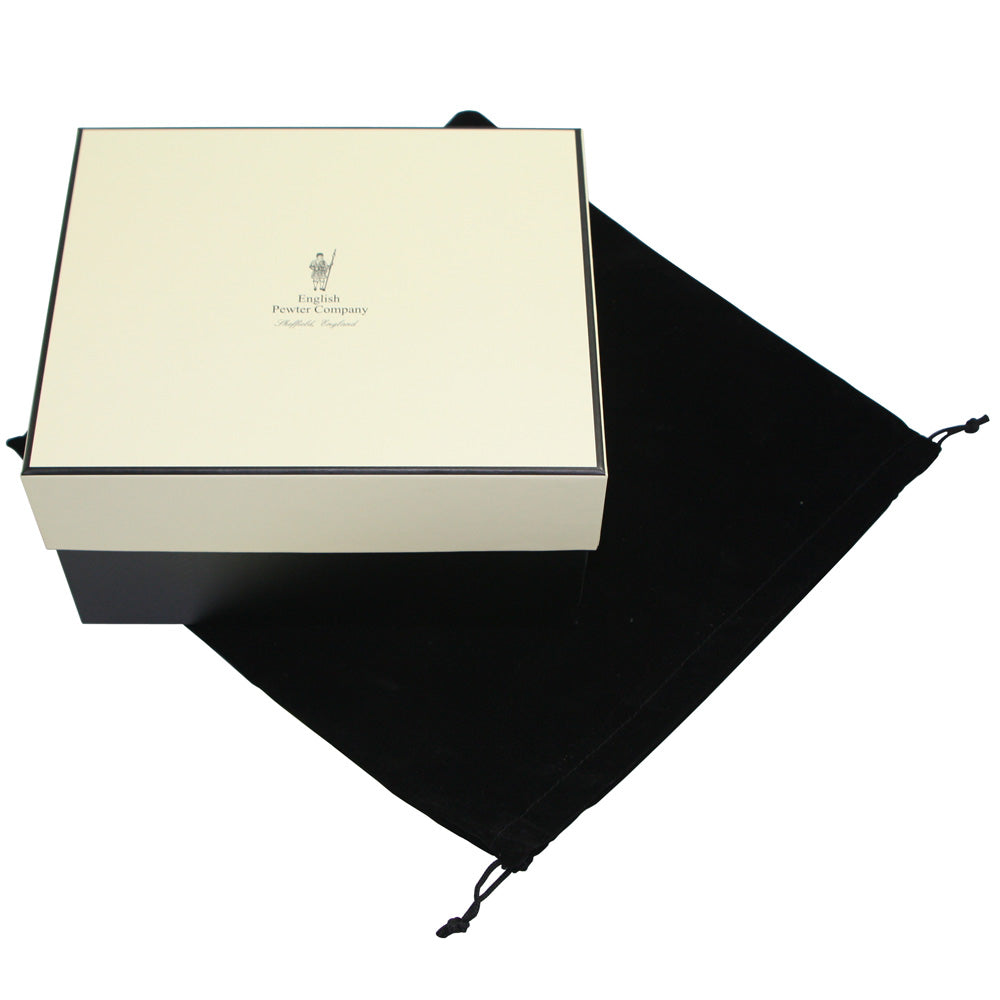 English Factory Majestic Whisky Wine & Spirit Stag Crystal & Pewter Whisky Decanter