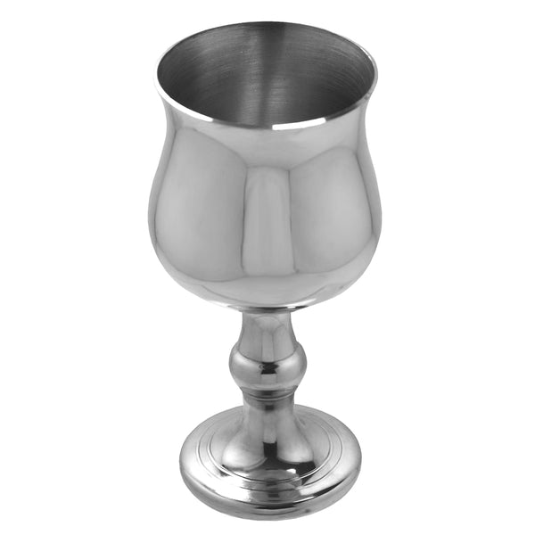 english factory Medium Traditional Pewter Wine or Port Goblet