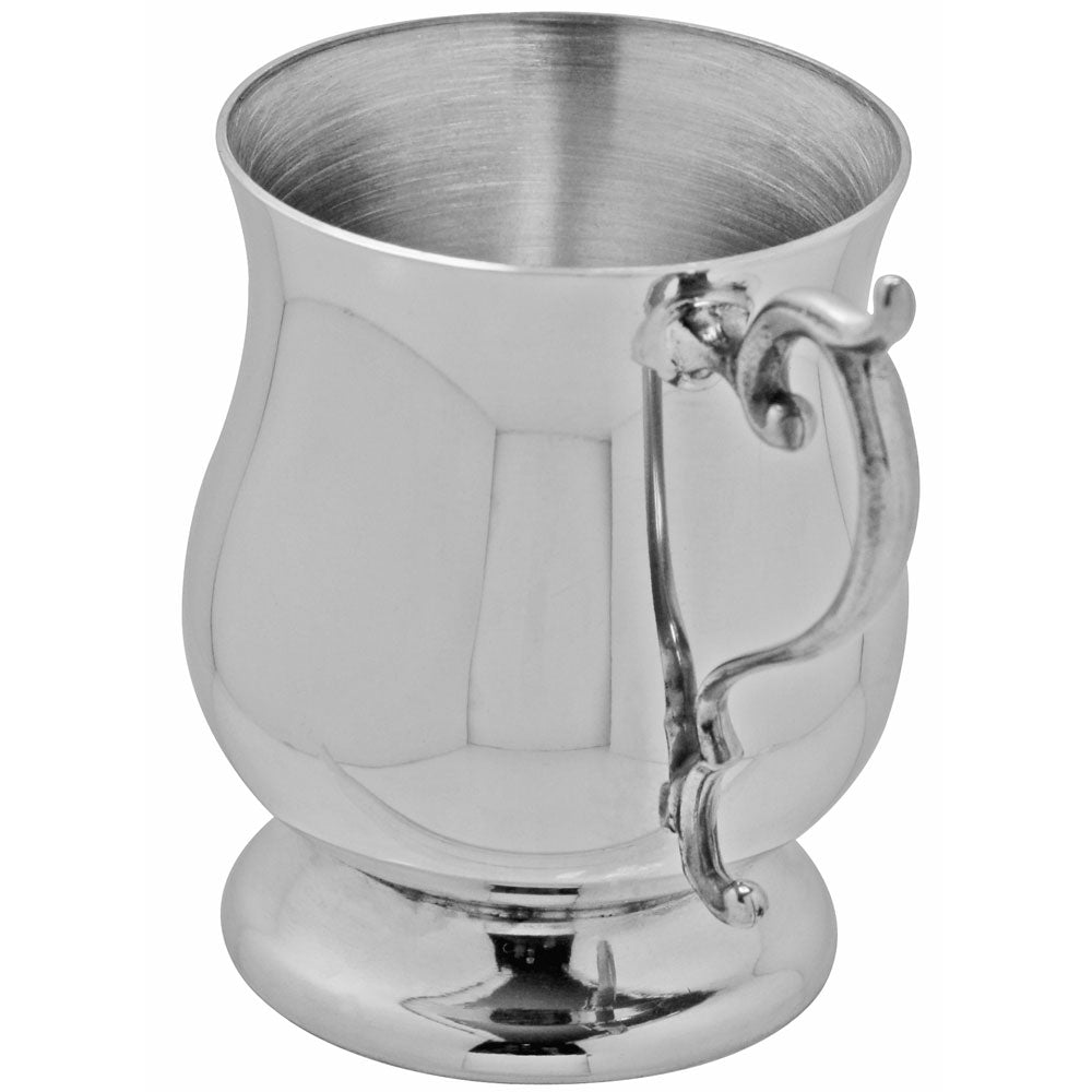 English Factory Pewter Childs Christening Or Baptism Cup