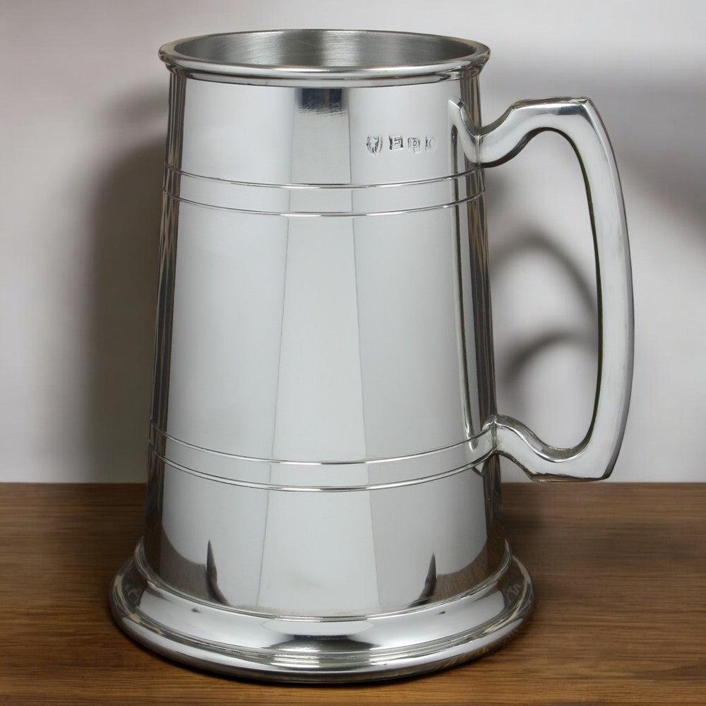 English Factory "The Beast" Jumbo Two Pint Pewter Tankard