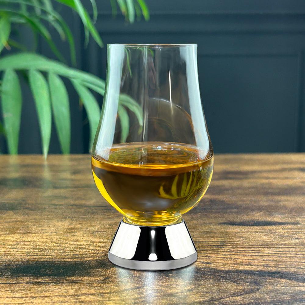 English Factory The Wee Glencairn Whisky Tasting Glass With Pewter Base 70ml