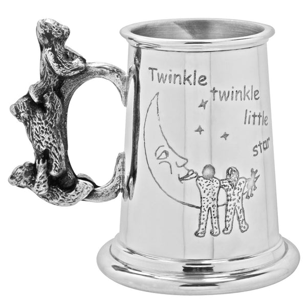 english factory Twinkle Twinkle Little Star Childrens Pewter Christening Cup