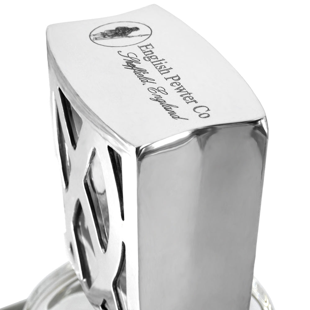 English Factory Uisge Beatha 650ml Whisky Wine & Spirits Decanter Gift Set Includes 4x 11oz Uisge Beatha Pewter Tumblers