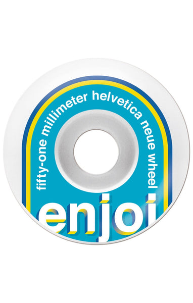 enjoi Enjoi Helvetica Neue BLUE 51mm Wheels