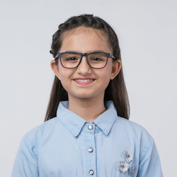 Enrico Bluno Bob Square Computer Glasses For Kids Black