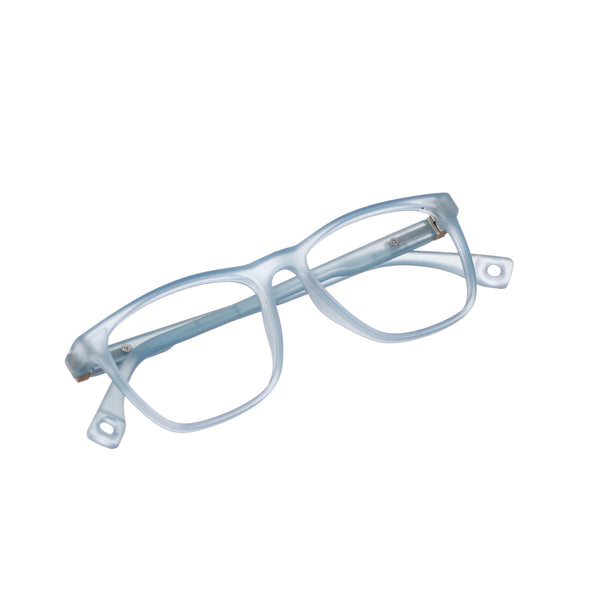 Enrico Bluno Bob Square Computer Glasses For Kids Blue Ice