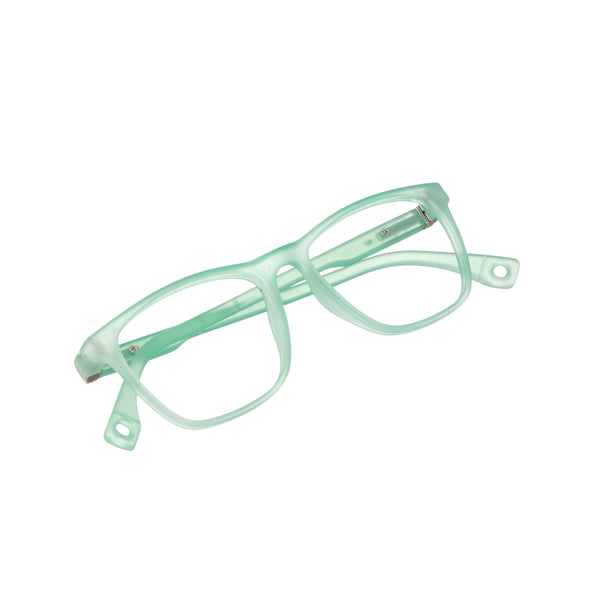 Enrico Bluno Bob Square Computer Glasses For Kids Green Ice
