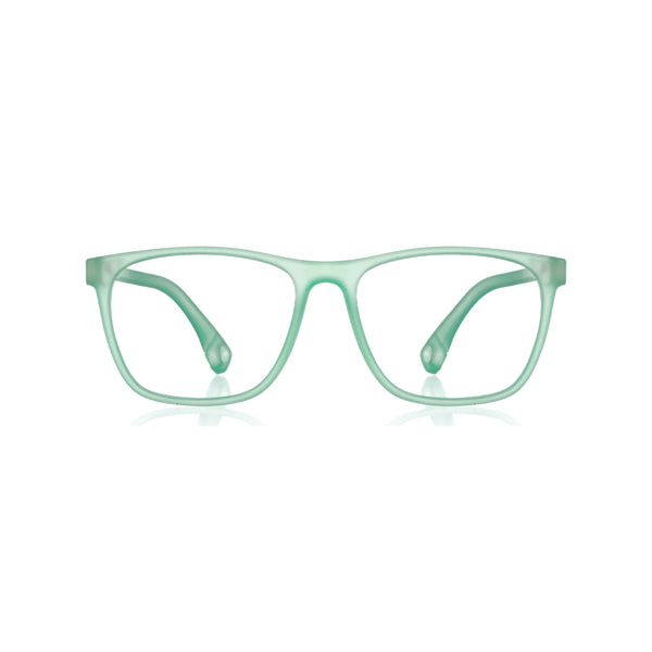 enrico Bluno Bob Square Computer Glasses for Kids Green Ice