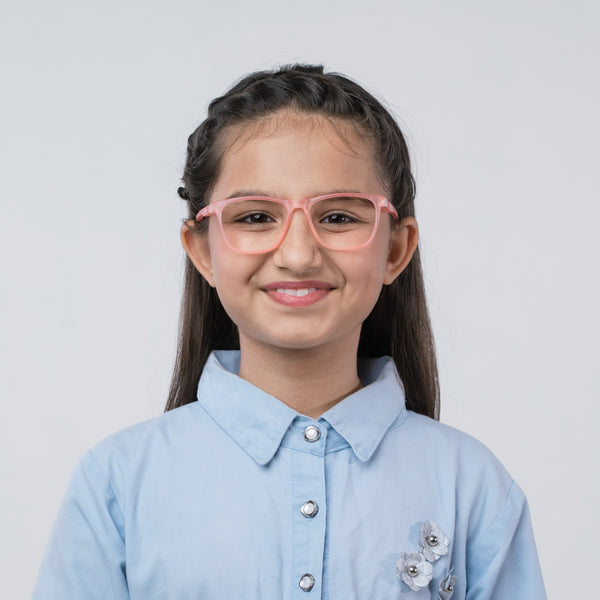 Enrico Bluno Bob Square Computer Glasses For Kids Orange Ice