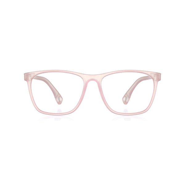 enrico Bluno Bob Square Computer Glasses for Kids Pink Ice