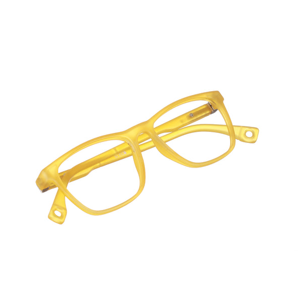 Enrico Bluno Bob Square Computer Glasses For Kids Yellow Ice