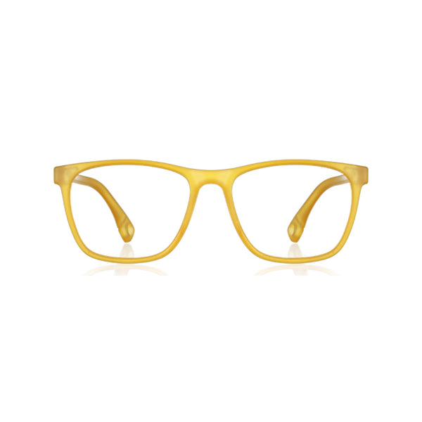 enrico Bluno Bob Square Computer Glasses for Kids Yellow Ice