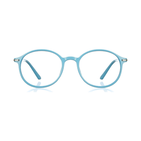 enrico Bluno Candy Round Computer Glasses for Men (Unisex) Blue