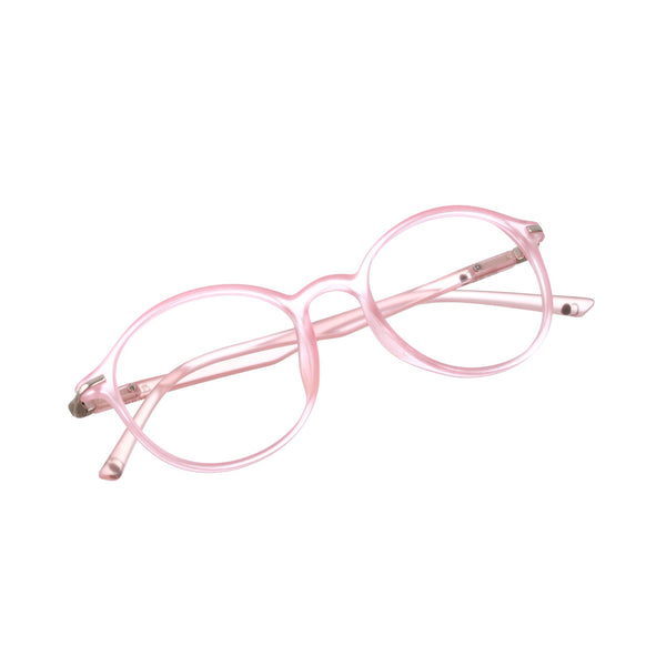 Enrico Bluno Candy Round Computer Glasses For Men (Unisex) Pink Ice