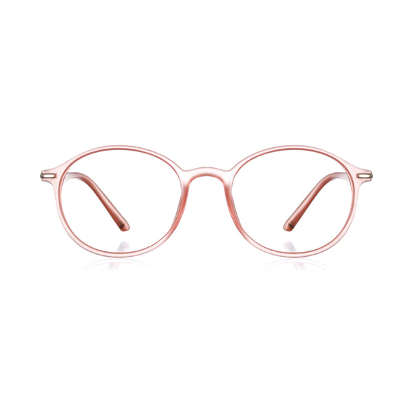 enrico Bluno Candy Round Computer Glasses for Men (Unisex) Orange Ice