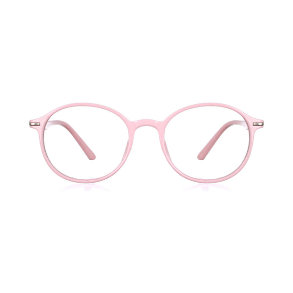 enrico Bluno Candy Round Computer Glasses for Men (Unisex) Pink