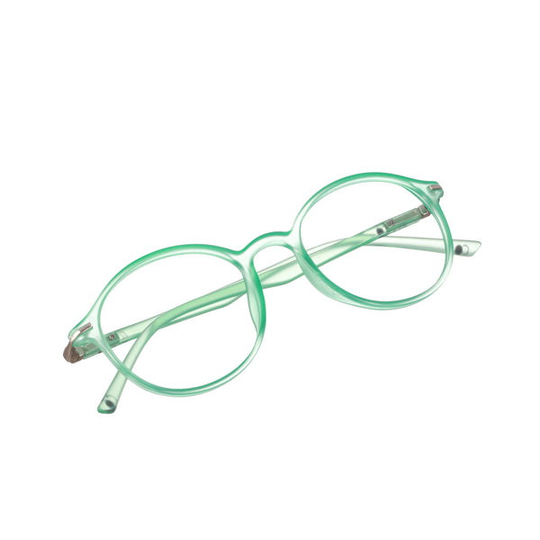 Enrico Bluno Candy Round Computer Glasses For Women (Unisex) Green Ice
