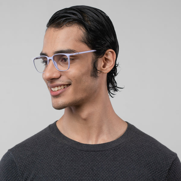 Enrico Bluno Candy Square Computer Glasses For Men (Unisex) Purple