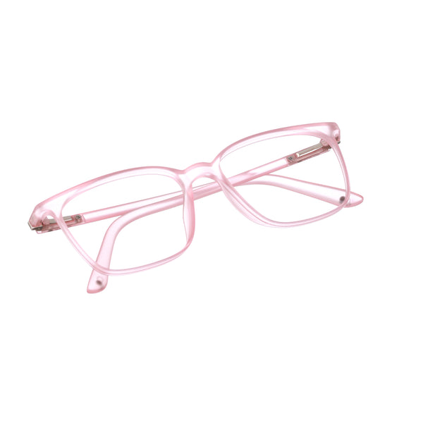 Enrico Bluno Candy Square Computer Glasses For Men (Unisex) Pink Ice