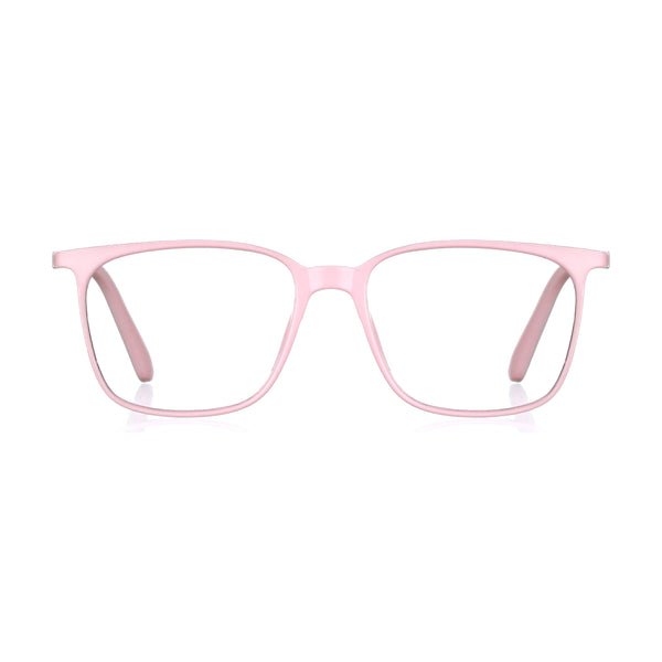 enrico Bluno Candy Square Computer Glasses for Men (Unisex) Pink