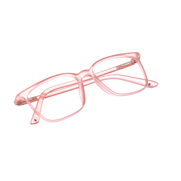 Enrico Bluno Candy Square Computer Glasses For Women (Unisex) Orange Ice