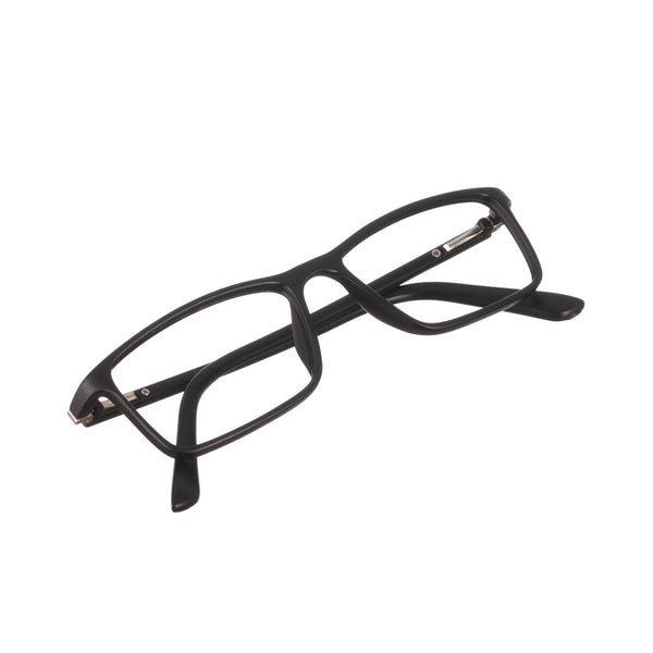 Enrico Bluno Daily Rectangle Computer Glasses For Women (Unisex) Black