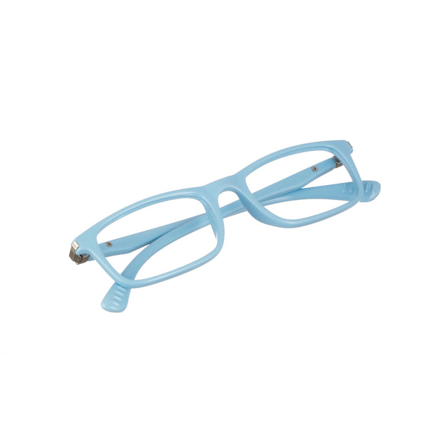Enrico Bluno Margo Rectangle Computer Glasses For Kids Blue