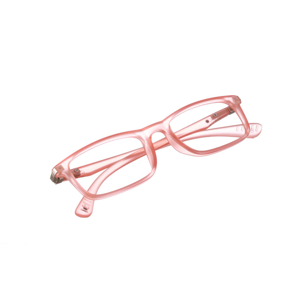 Enrico Bluno Margo Rectangle Computer Glasses For Kids Orange Ice