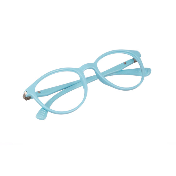 Enrico Bluno Simon Round Computer Glasses For Kids Blue
