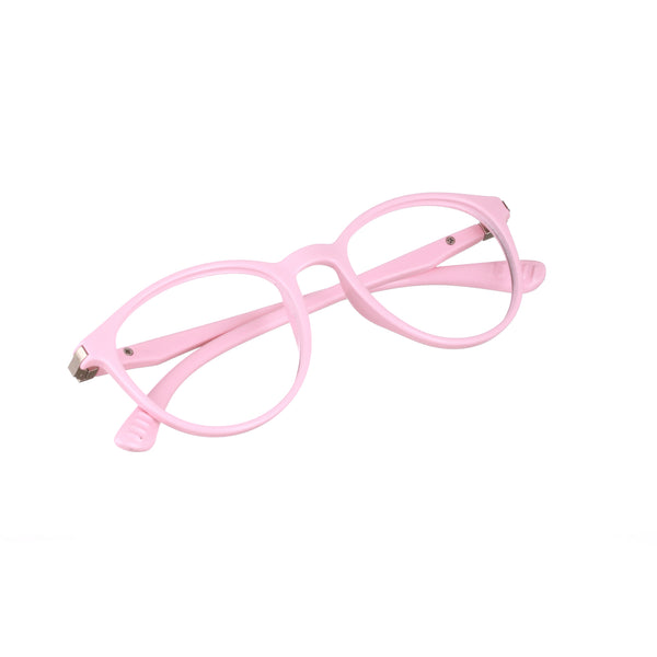 Enrico Bluno Simon Round Computer Glasses For Kids Pink