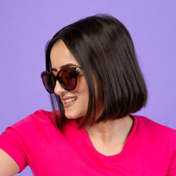 Enrico Brownie Sunglass 3031 Maroon