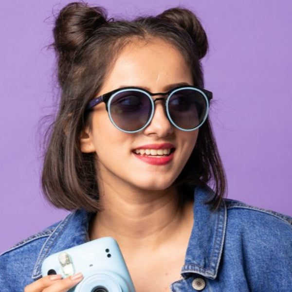 Enrico Buttercup Sunglass 1050 Blue