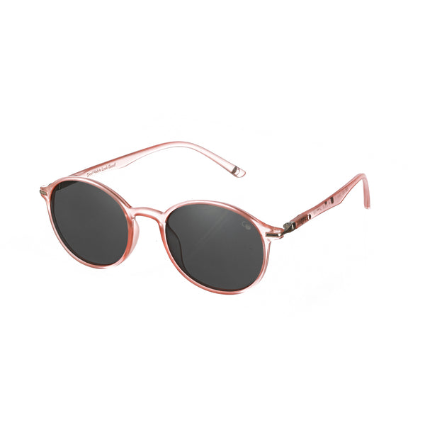 enrico Enrico Classic Round Sunglasses (Unisex) Orange Ice