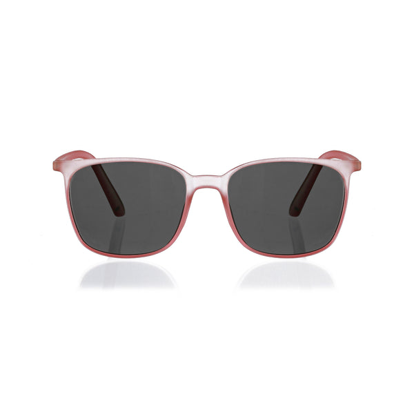 Enrico Enrico Classic Square Sunglasses (Unisex) Pink Ice