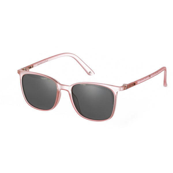 enrico Enrico Classic Square Sunglasses (Unisex) Pink Ice