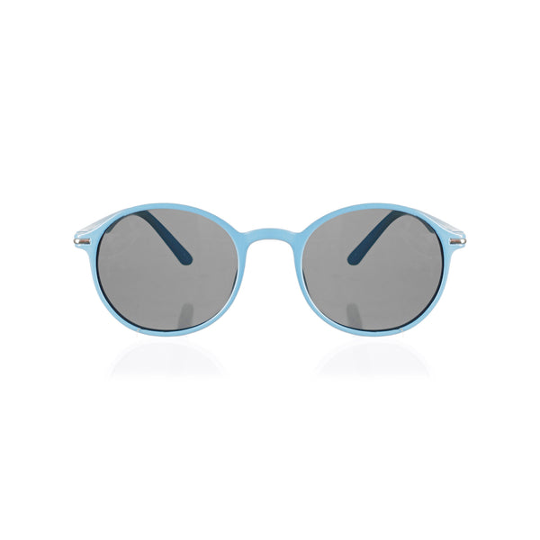 Enrico Enrico Classic Round Sunglasses (Unisex) Blue