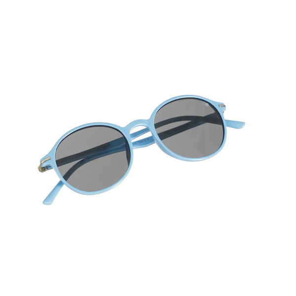 Enrico Enrico Classic Round Sunglasses (Unisex) Blue