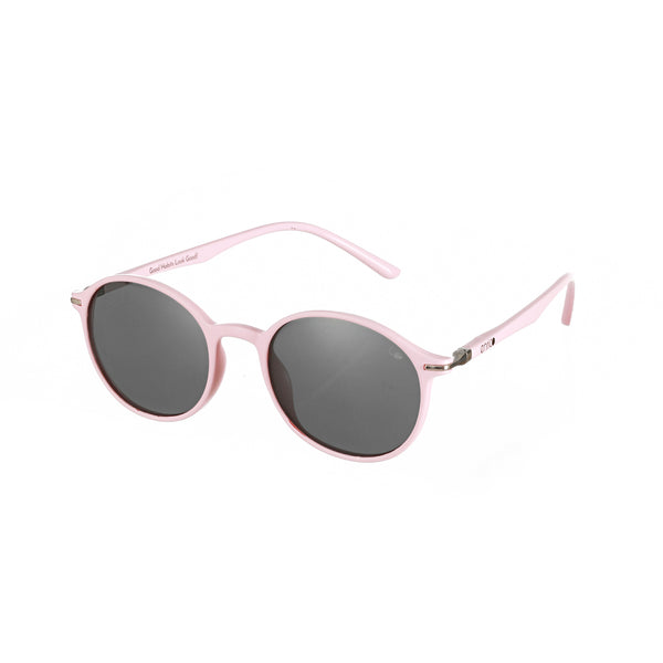 enrico Enrico Classic Round Sunglasses (Unisex) Pink