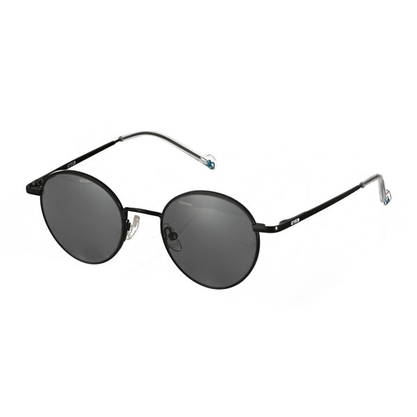 enrico Enrico Metal Round Sunglasses (Unisex) Black