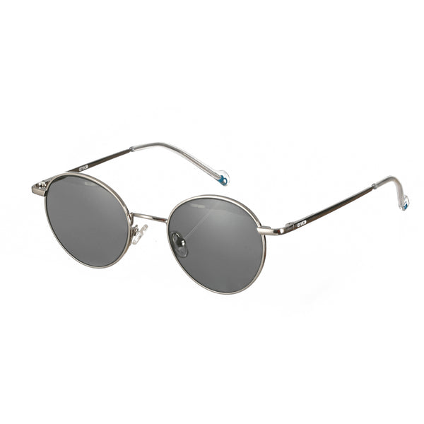 enrico Enrico Metal Round Sunglasses (Unisex) Silver