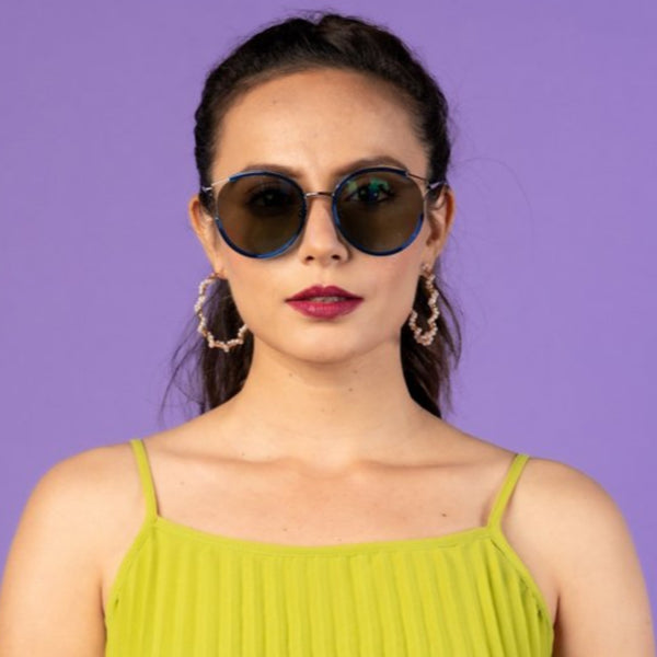 Enrico Fluttersky Sunglass 1078 Blue