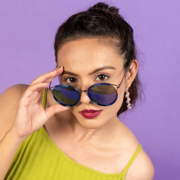 Enrico Fluttersky Sunglass 1078 Blue