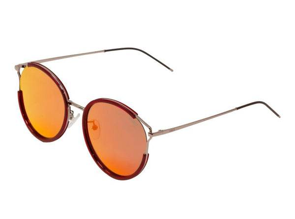 Enrico Fluttersky Sunglass 1078 Burgandy