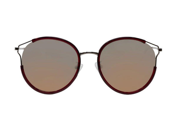 enrico Fluttersky Sunglass 1078 Burgandy
