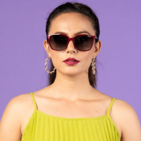 Enrico Jade Sunglass 1003 Red