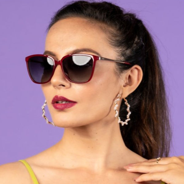 Enrico Jade Sunglass 1003 Red